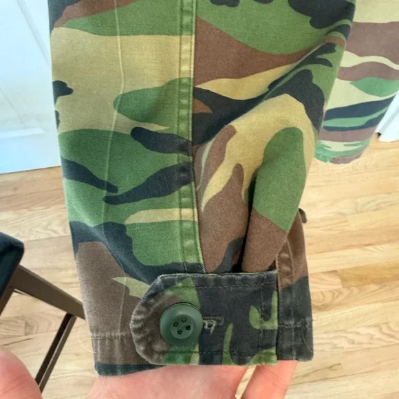 Free People Tricia Fix Camo with Colorful Embroidered Back - Picture 11 of 16